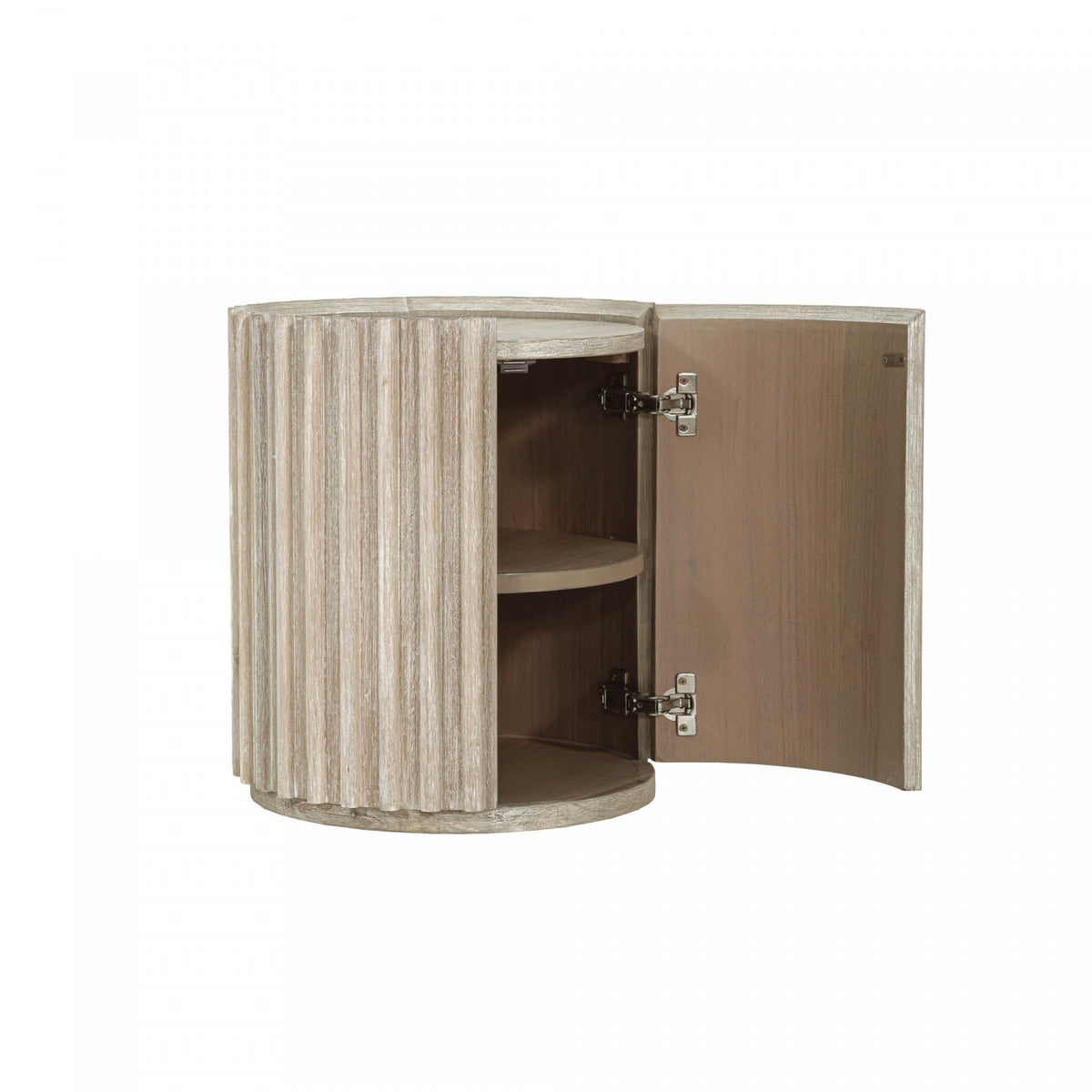 Humbach Side Table - White Washed Natural
