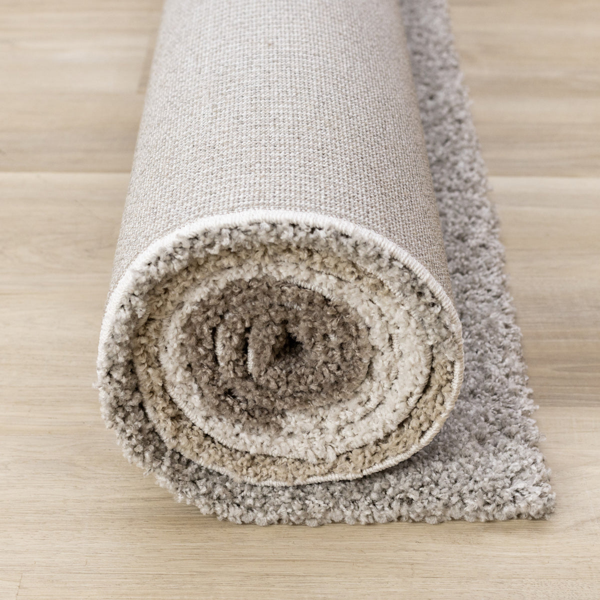 Misha Soft Modern Area Rug - 5' X 8' - Grey/Taupe