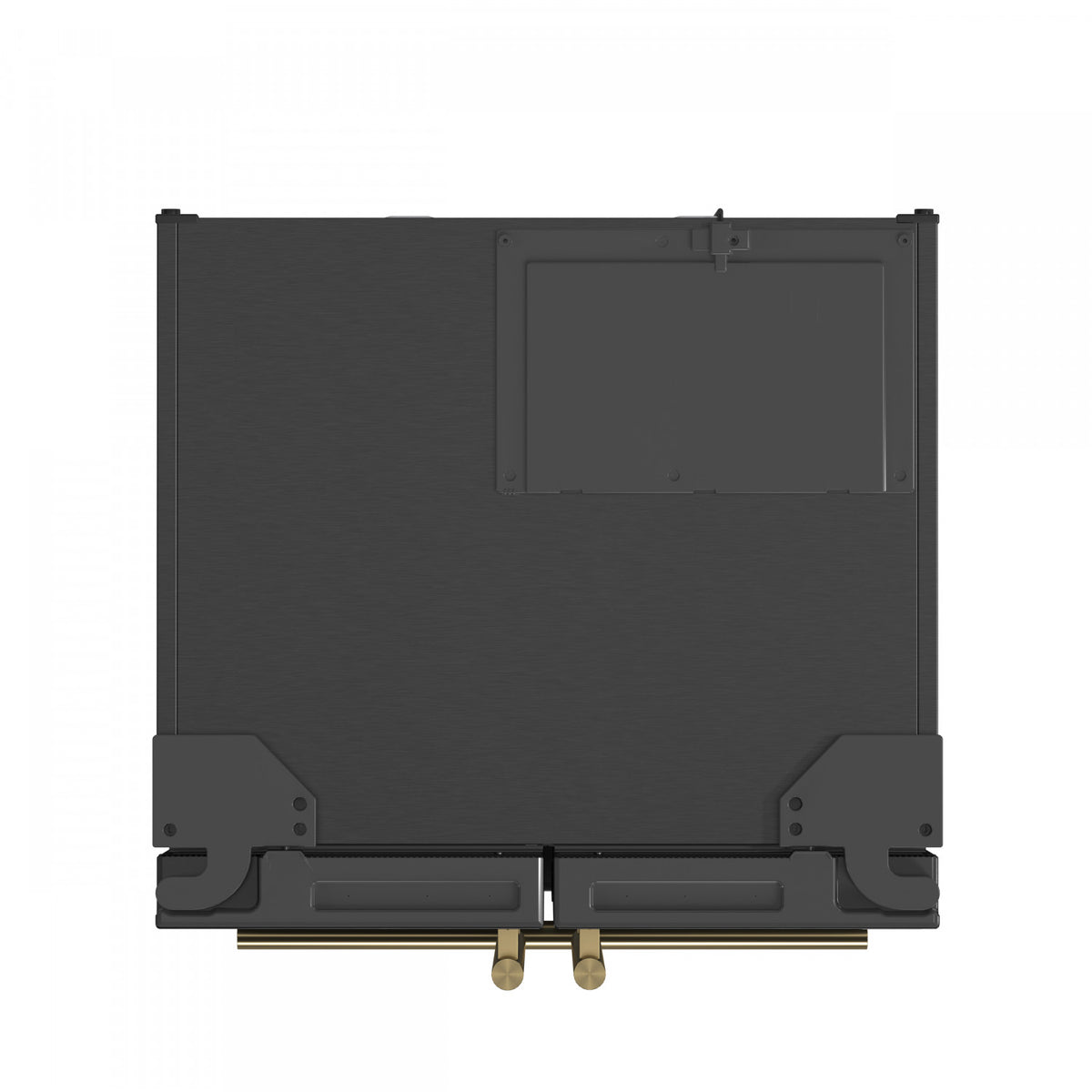 Forno Gallipoli 31" 17.5 Cu.Ft. Black French Door Refrigerator with Ice Maker - FFFFD1974-31BLK