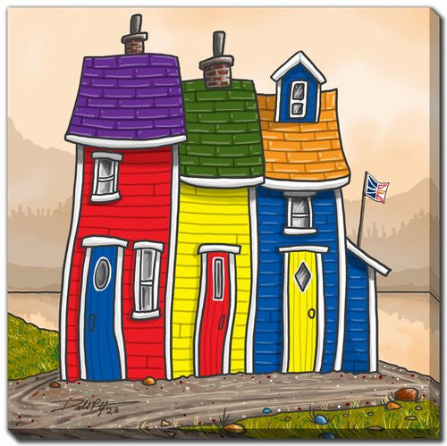 Standing Tall Wall Art - Multi-Colour - 38 X 38
