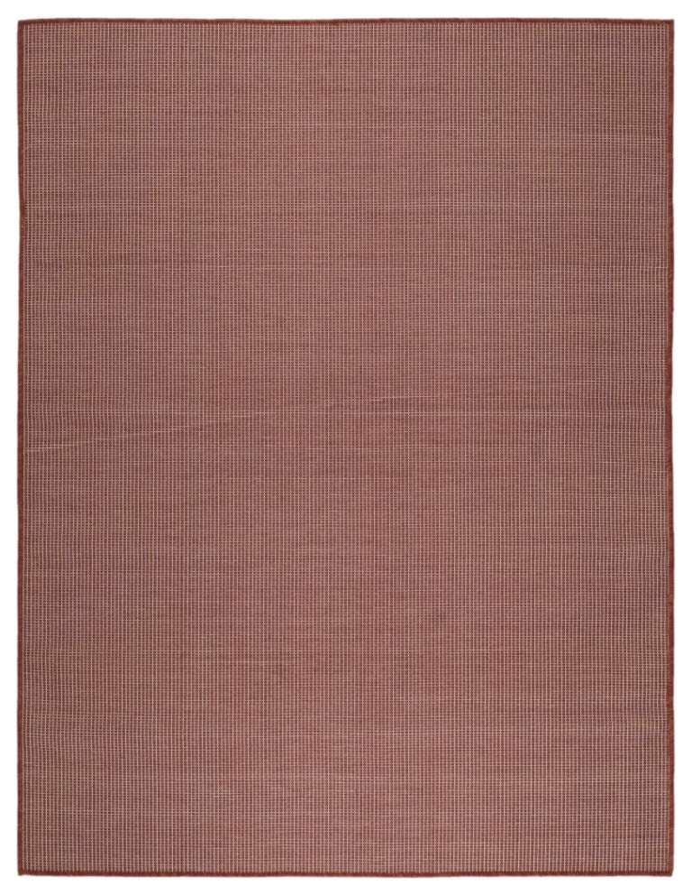 Calypso Crosshatch Outdoor Rug - 5' x 7' - Red