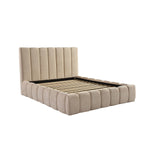 Lotus King Bed - Beige