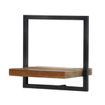 Bayan Metal Frame Wall Box II - Teak