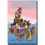 Island of Colour Wall Art - Multi-Colour - 38 X 60