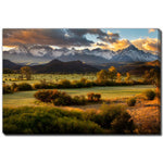 Morning in the Foothills Wall Art - Green - 38 X 60