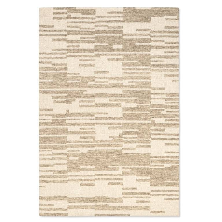 Joris Blocks Rug - 9' x 12' - Brown/Beige
