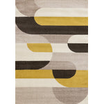 Maui Contemporary Geometric Area Rug - 8' X 11' - Cream/Yellow
