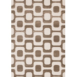 Logan Modern Vintage Area Rug - 7' X 10' - Brown/Cream