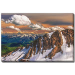 Snowlit Horizon Wall Art - Multi-Colour - 16 X 20