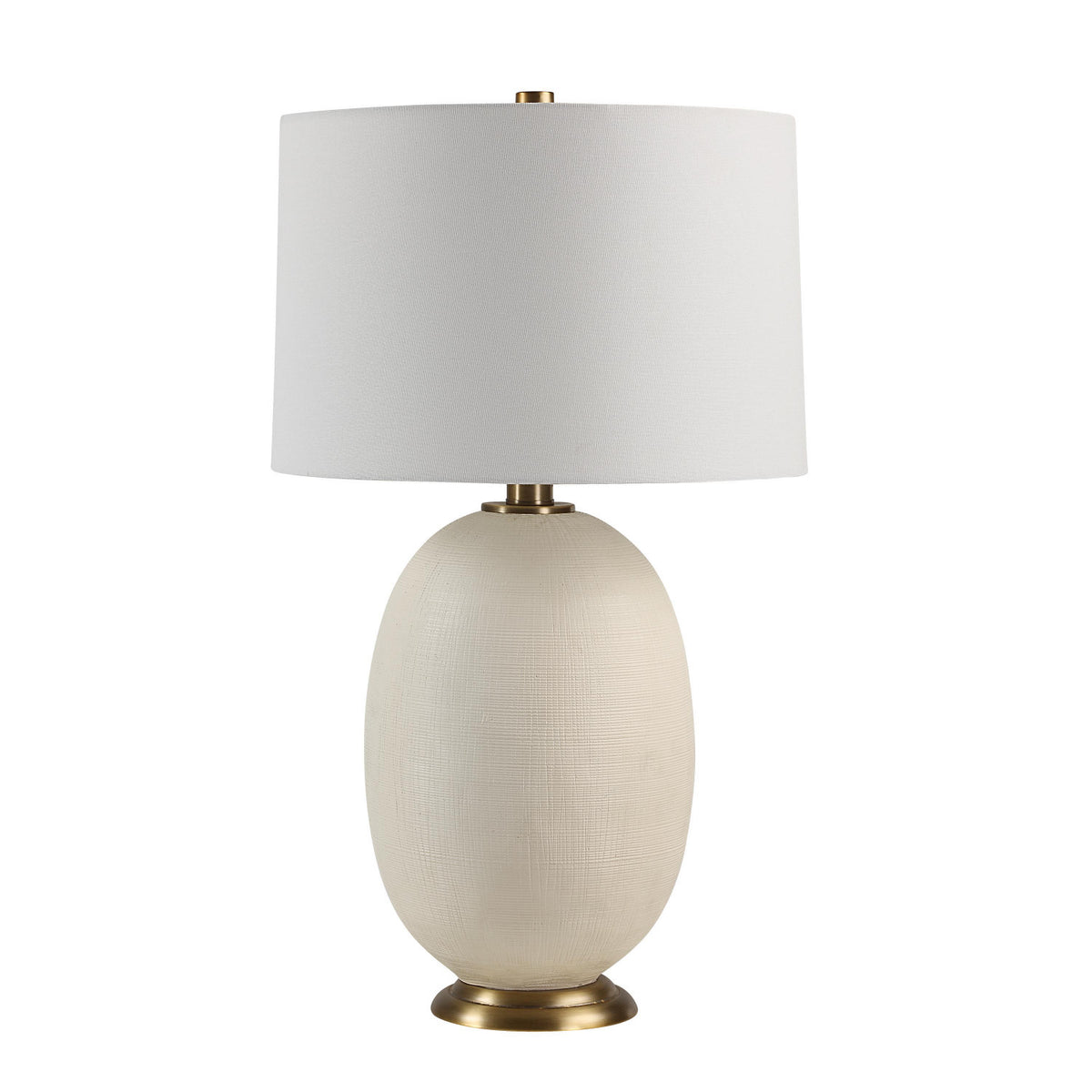 Noor Table Lamp - White