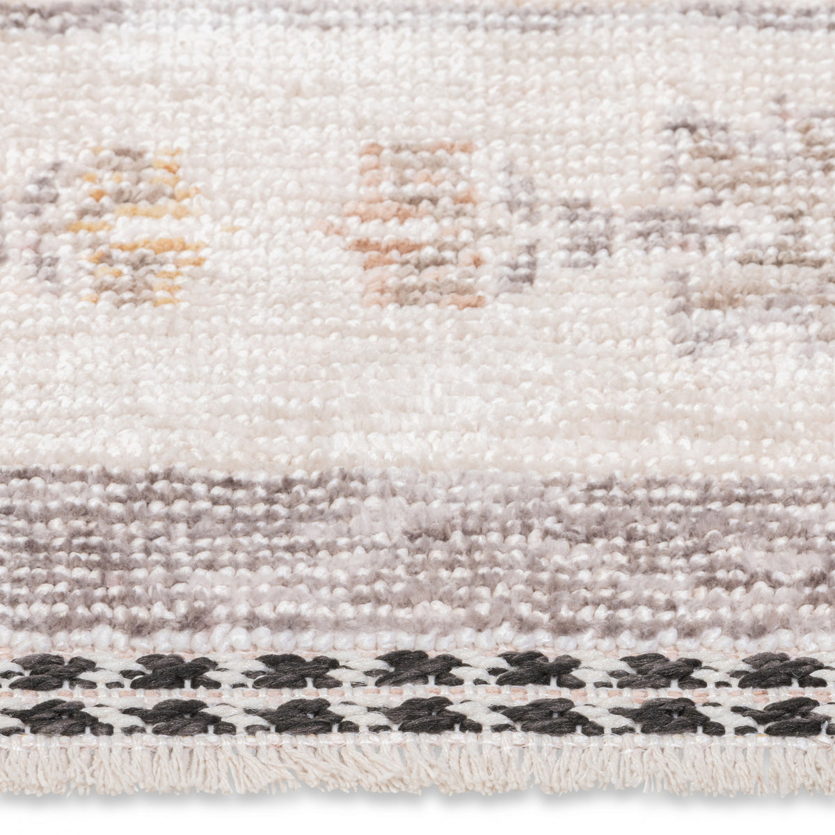 Poetic Classic Rug - 9' x 12' - Antique White/Brown