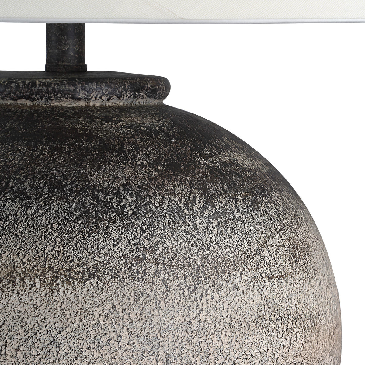 Arden Table Lamp - Dark Brown/Ivory