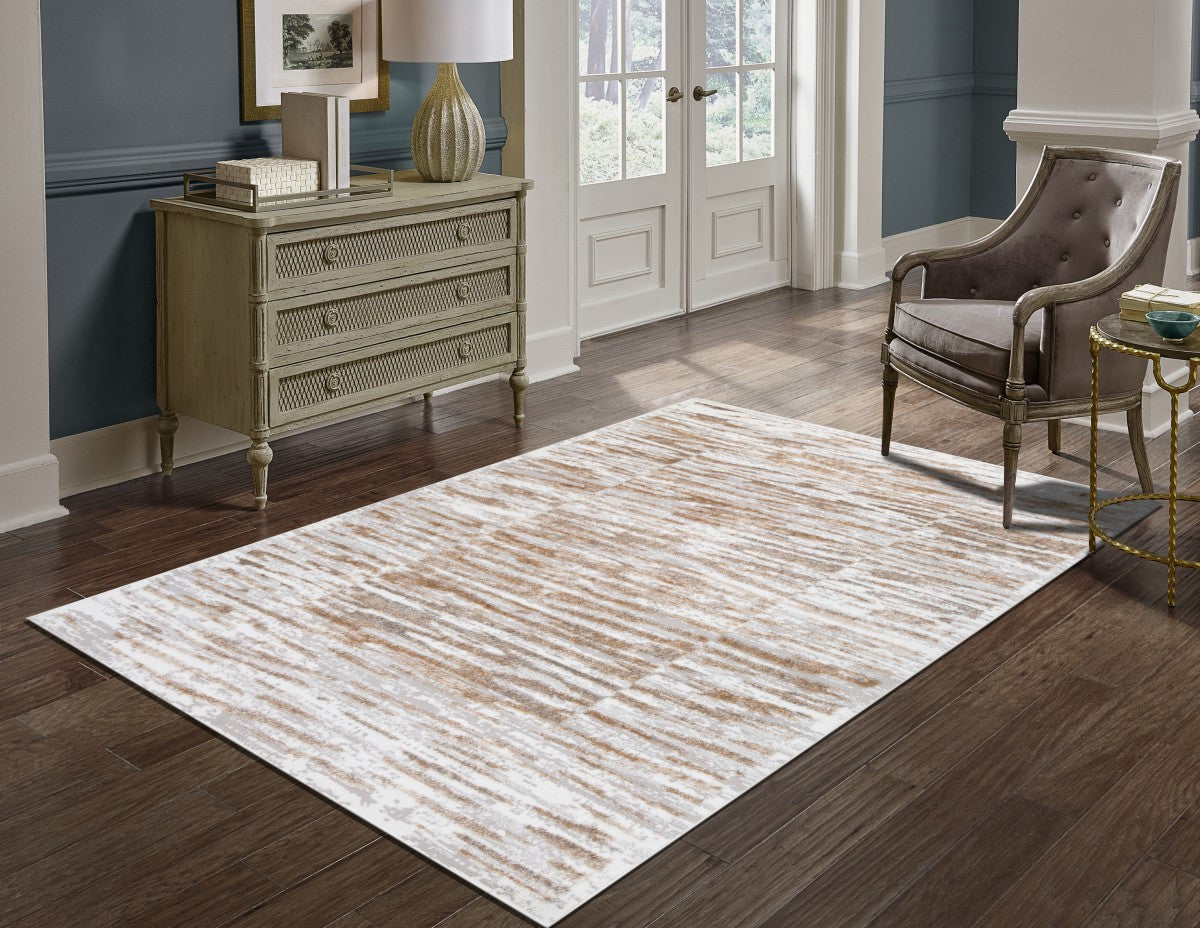 Ridgeview 5' X 8' Area Rug - Grey/Cream/Beige