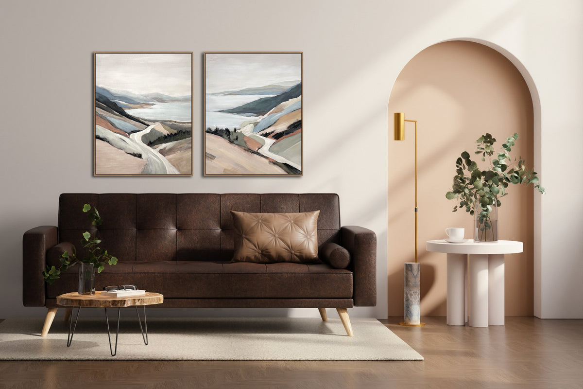 Soft Horizons II Wall Art - Multi-Colour - 30 X 24
