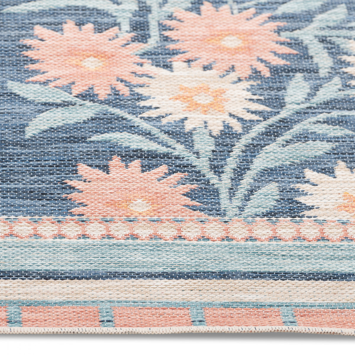 Marbella Floral Outdoor Rug - 6' x 9' - Multi-Colour