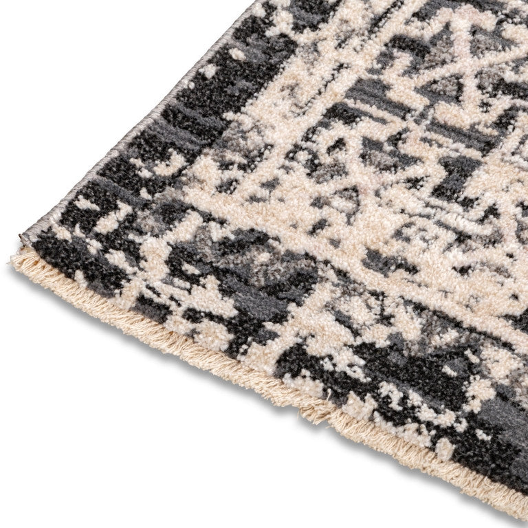 Alpena Traditional Rug - 5' x 8' - Black/Grey