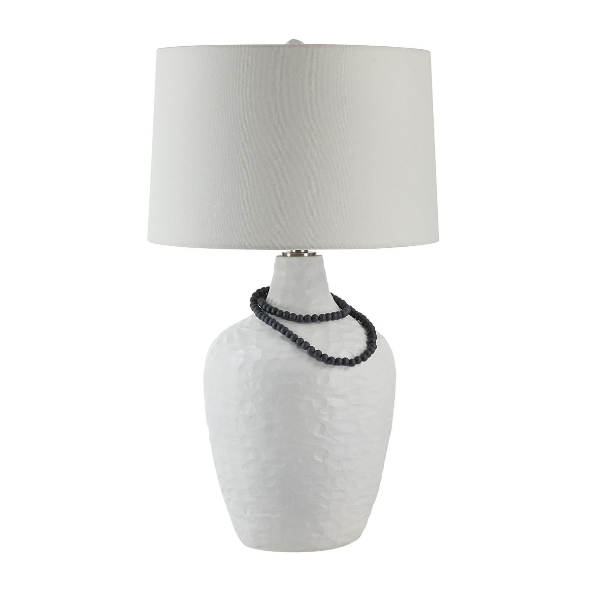 Zuri Table Lamp - Textured White