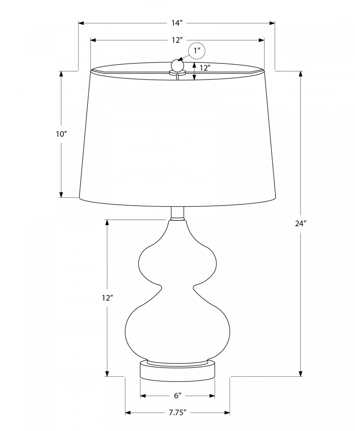 Camden Table Lamp - Green