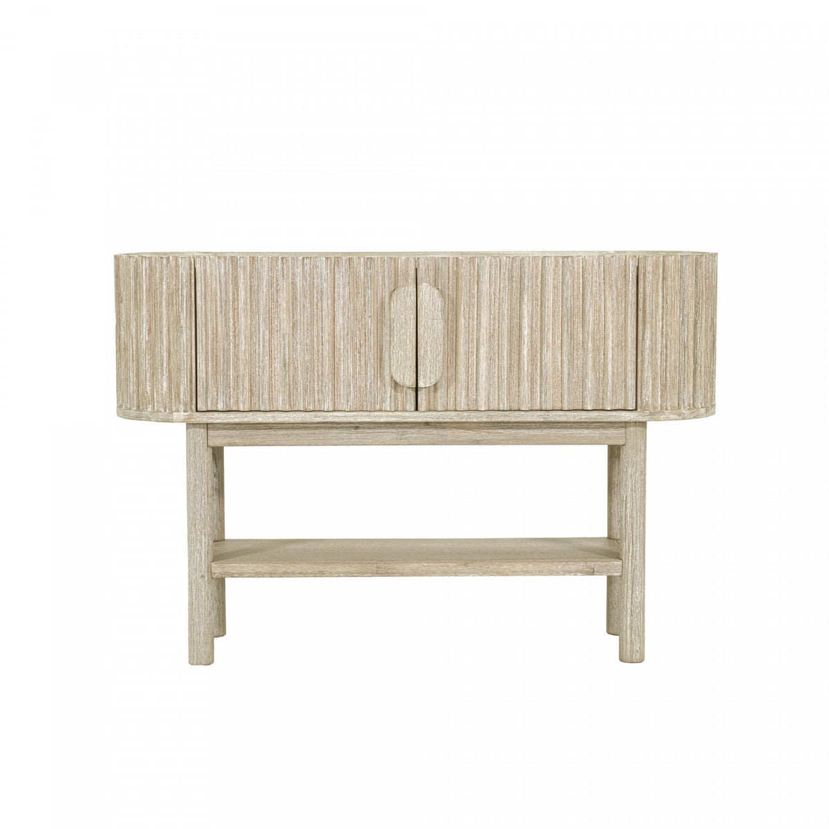Humbach Console Table - White Washed Natural