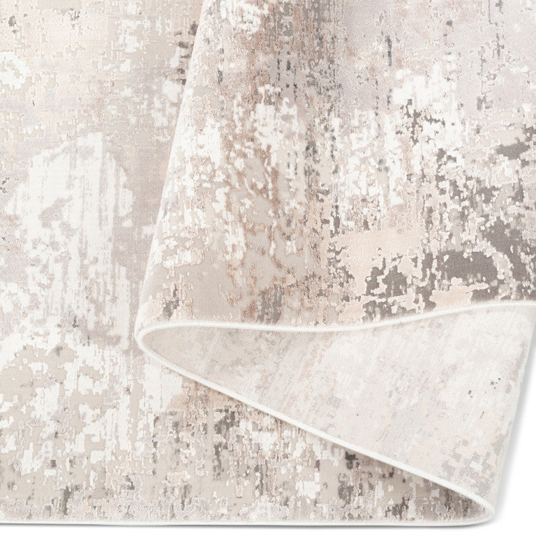 Skadi Clouds Rug - 5' x 8' - Grey/Beige