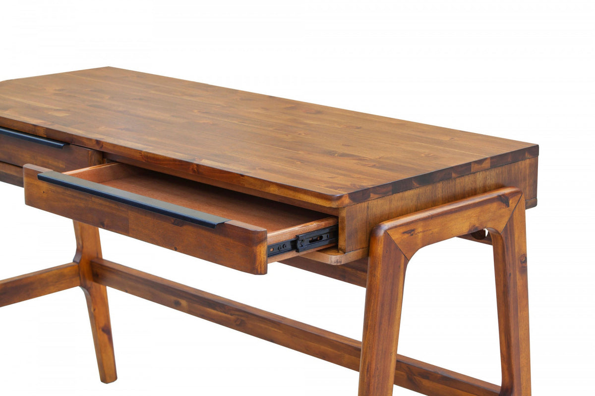 Thomaa Writing Desk - Brown