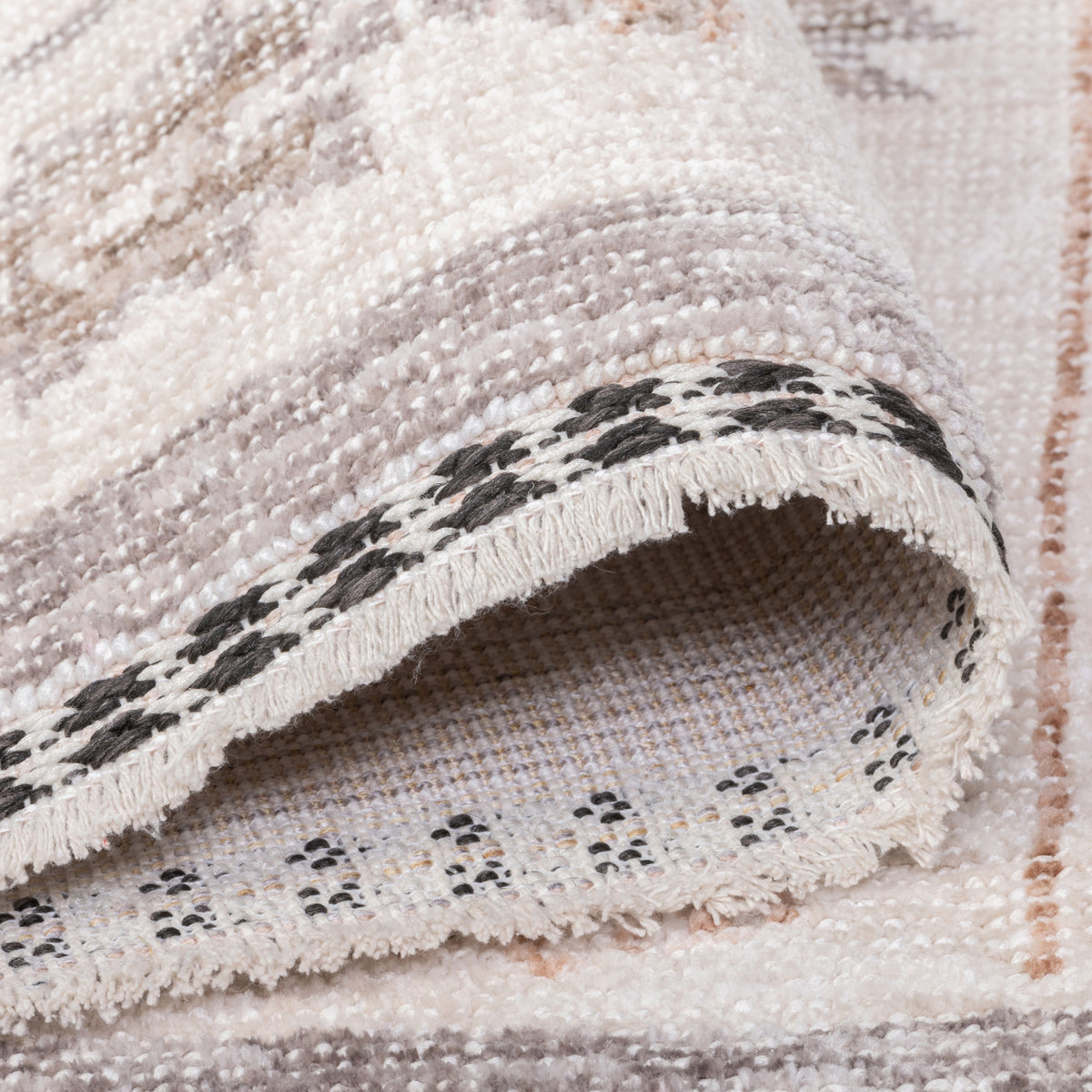 Poetic Classic Rug - 6' x 9' - Antique White/Brown