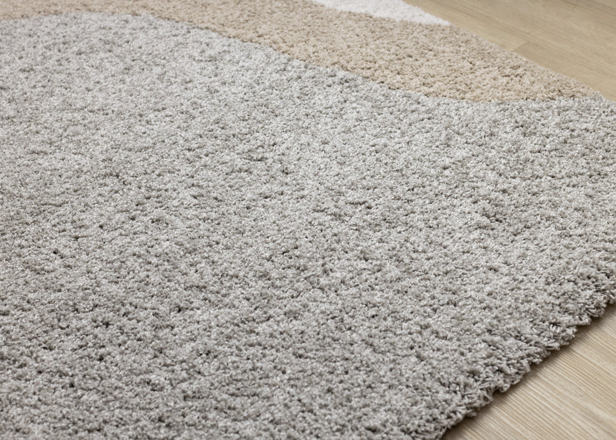 Misha Soft Modern Area Rug - 5' X 8' - Grey/Taupe