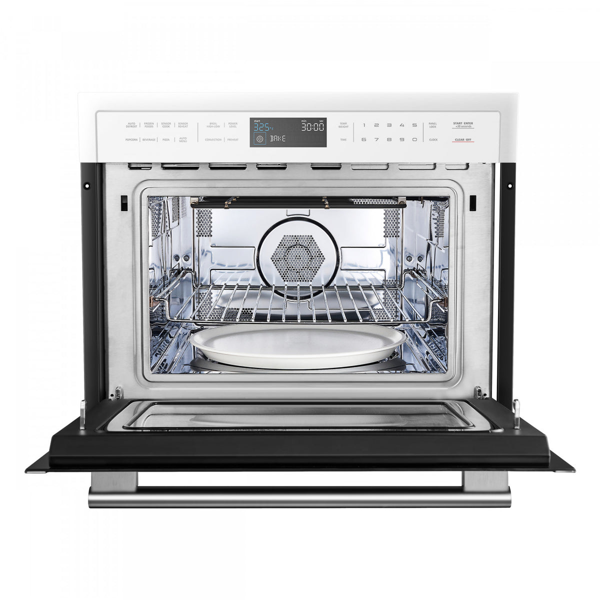 Forno Oliena White 24" Built-In Microwave Convection Oven (1.6 Cu. Ft.) - FMWDR3093-24WHT