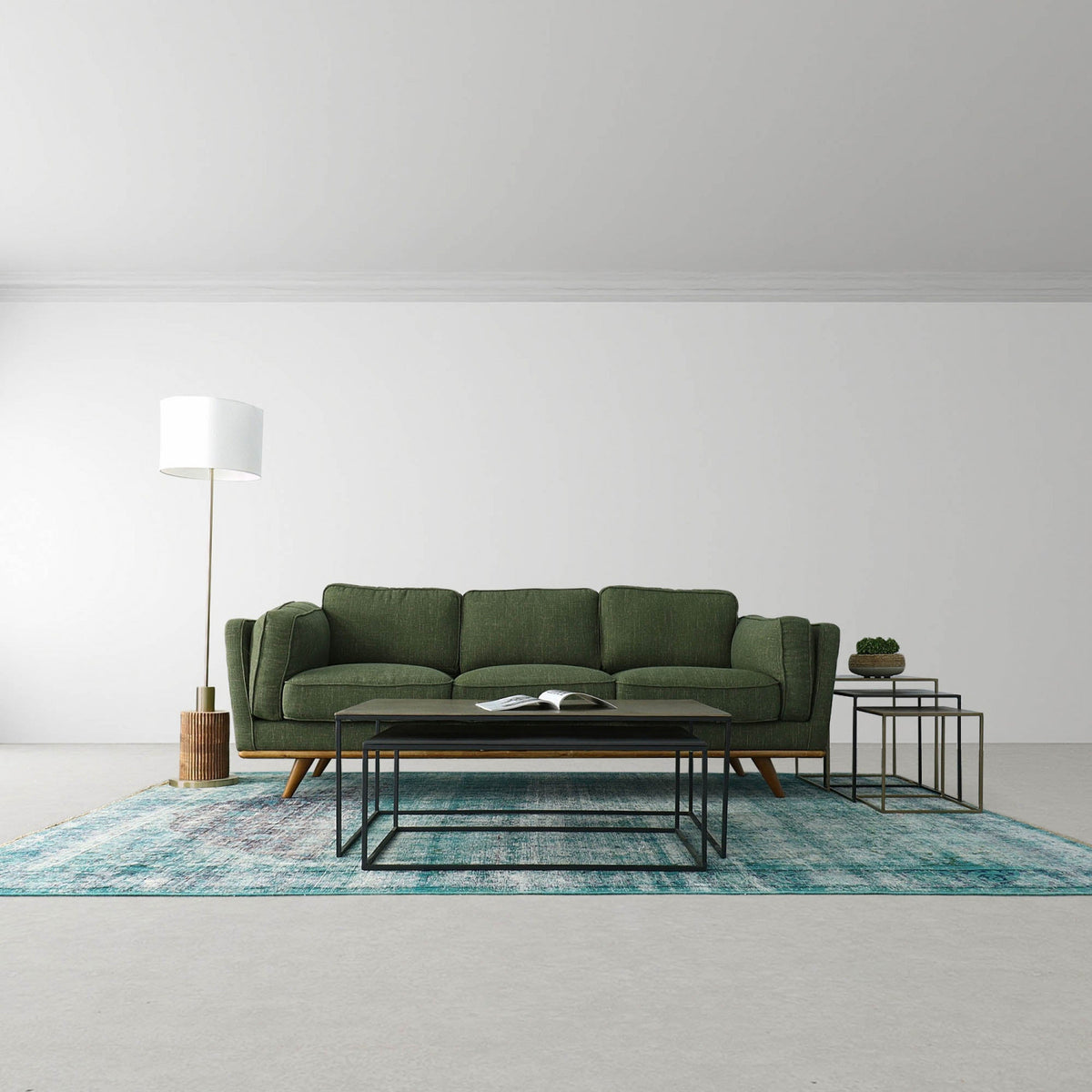 Silvane Contemporary Standing Lamp - Multi-Colour