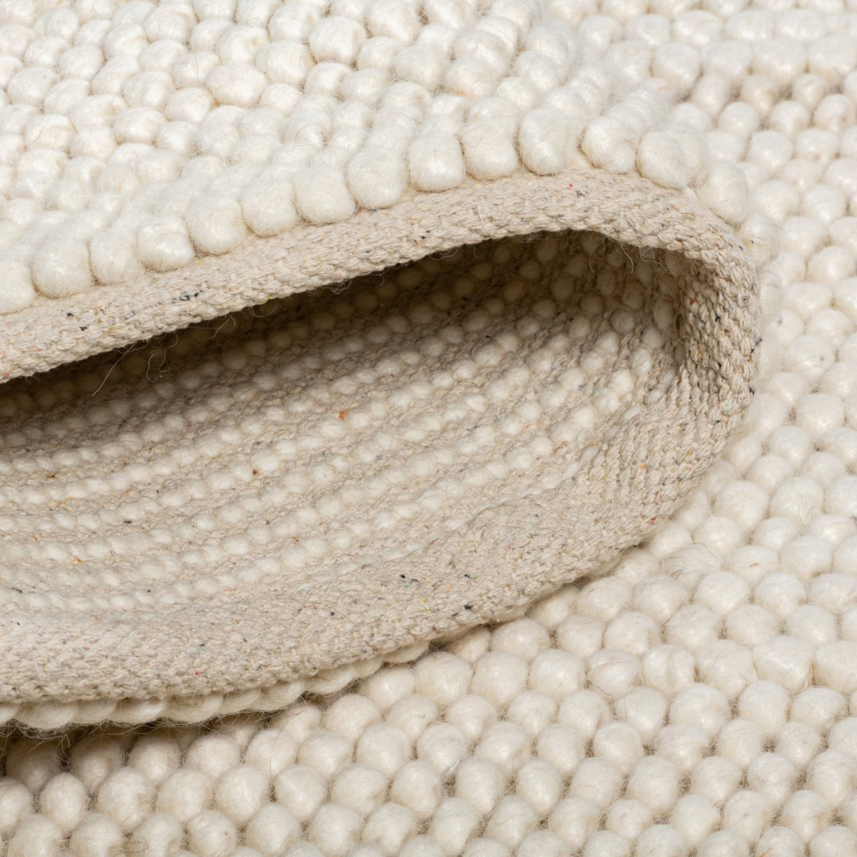 Calabria Pebbles Rug - 5' x 8' - Almond Cream