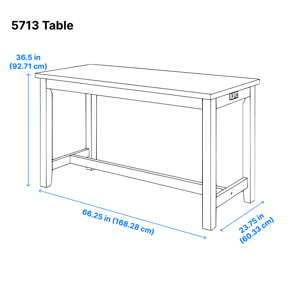 Tyon Dining Room Package - Grey - 4-Piece Set
