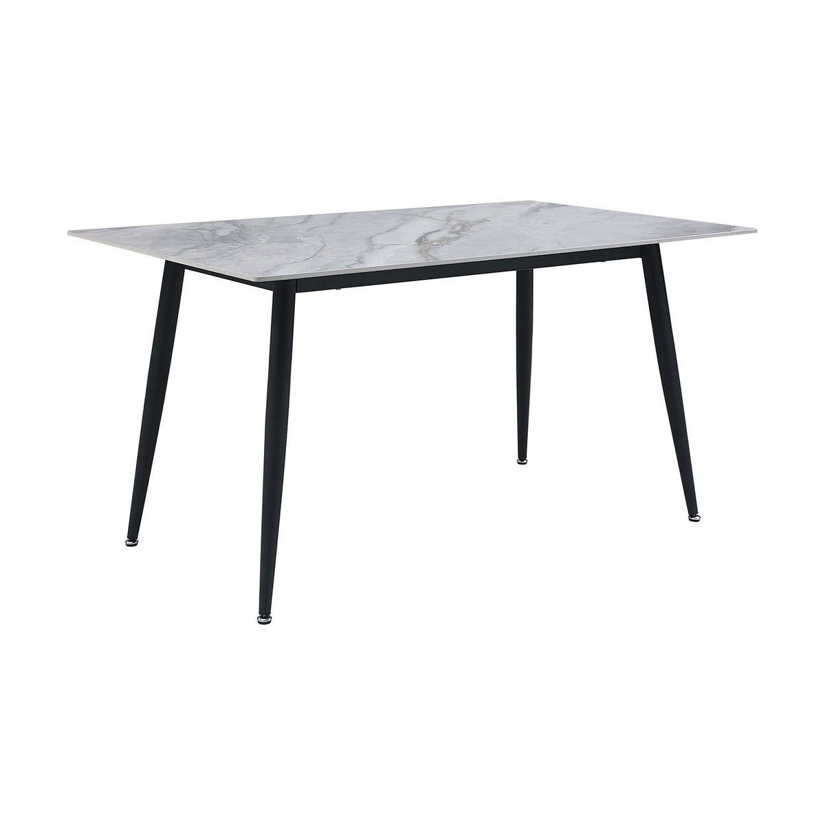 Emberly 7-Piece Sintered Dining Set - Grey, Black