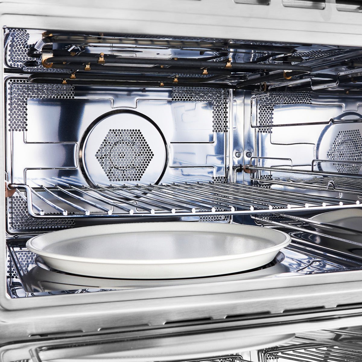 Forno Oliena White 24" Built-In Microwave Convection Oven (1.6 Cu. Ft.) - FMWDR3093-24WHT