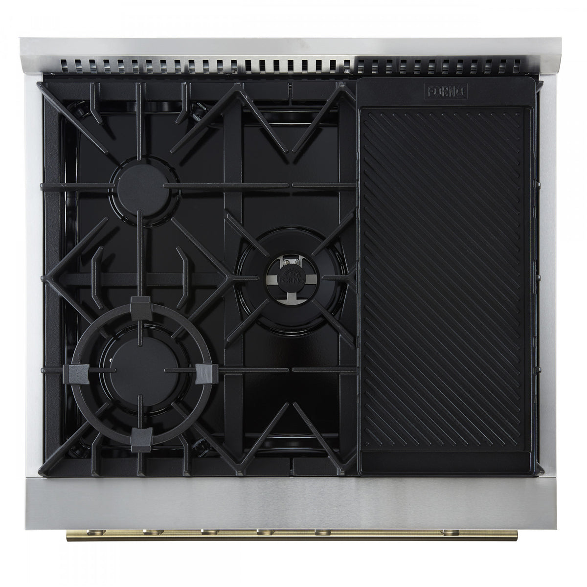 Forno Giovanni 30" White Freestanding Gas Range (4.32 Cu. Ft.) - FFSGS6274-30WHT
