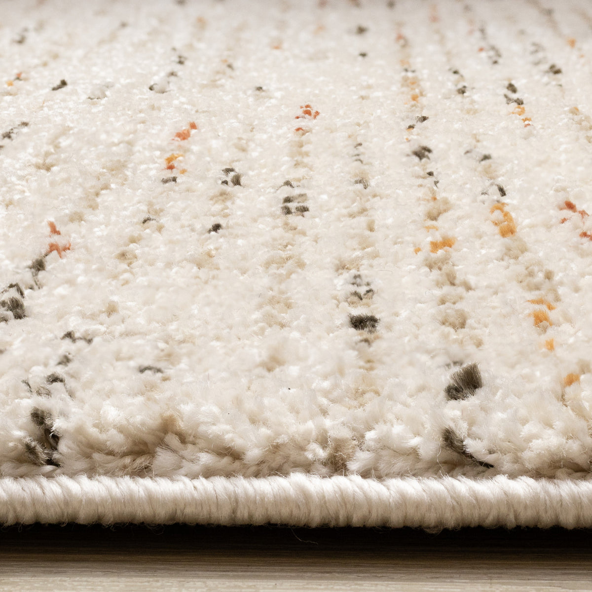 Halle Casual Contemporary Abstract Area Rug - 8' X 11' - Cream/Terra