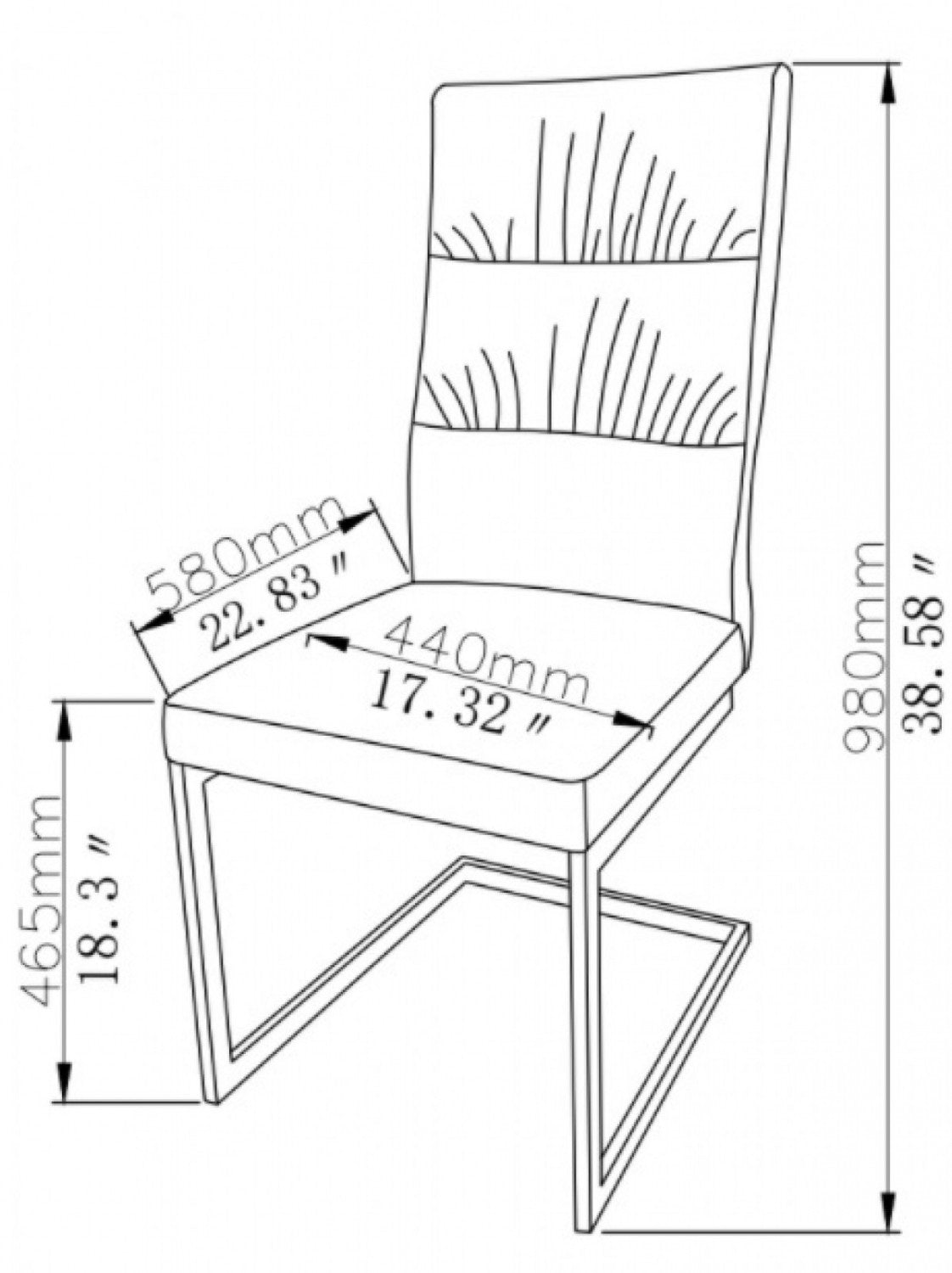 Shiloh Dining Chair - White - Set of Two