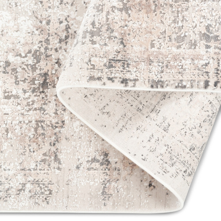 Skadi Mosaic Rug - 5' x 8' - Grey/Beige