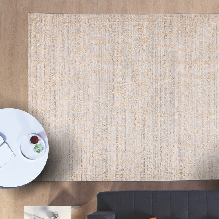Alpena Stripes Rug - 9' x 12' - Antique White