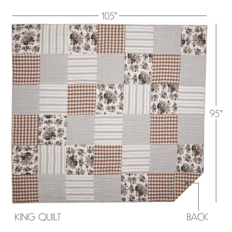 Selena IV Queen Quilt - Floral Patch