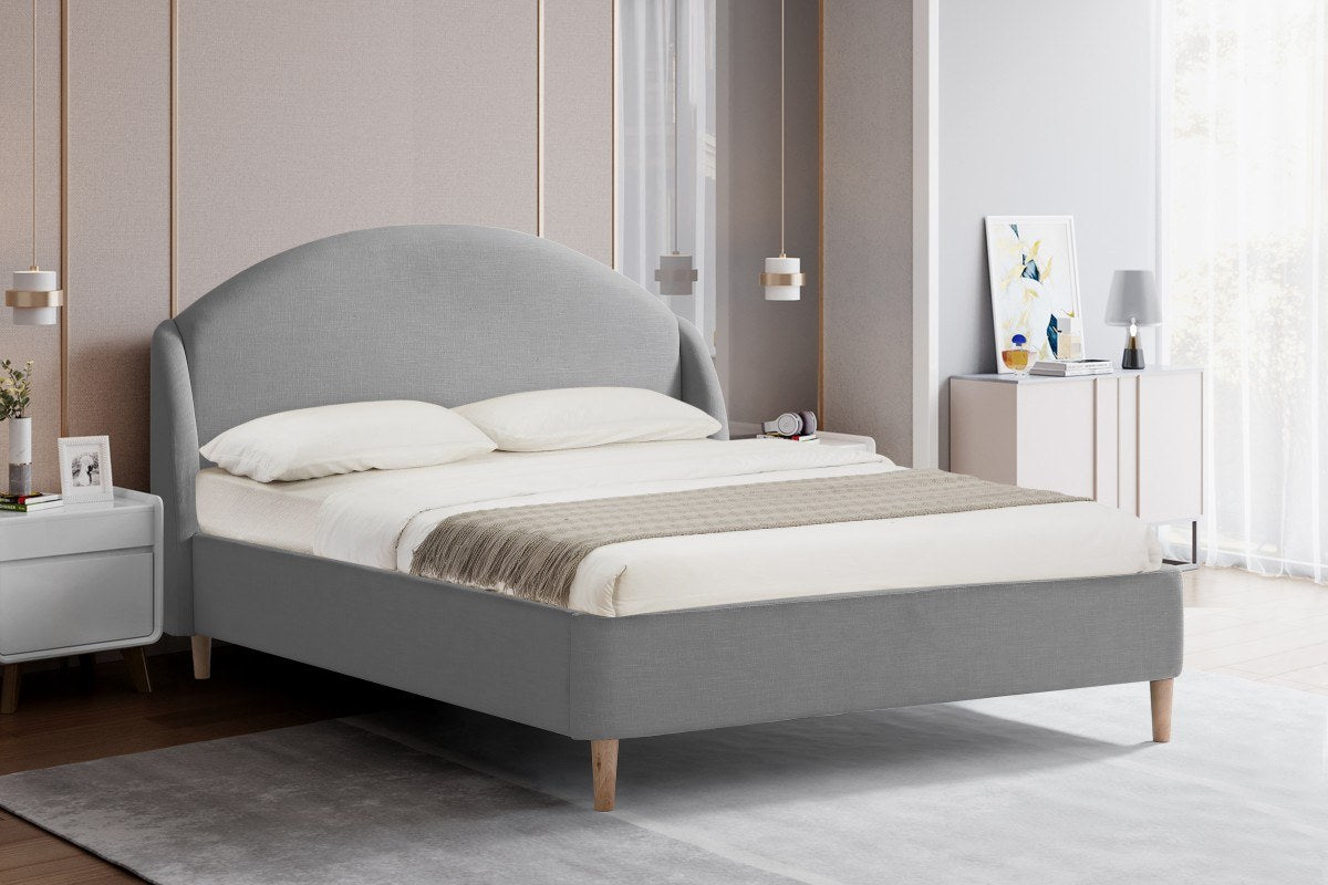 Rudi 3-Piece Queen Bed - Grey