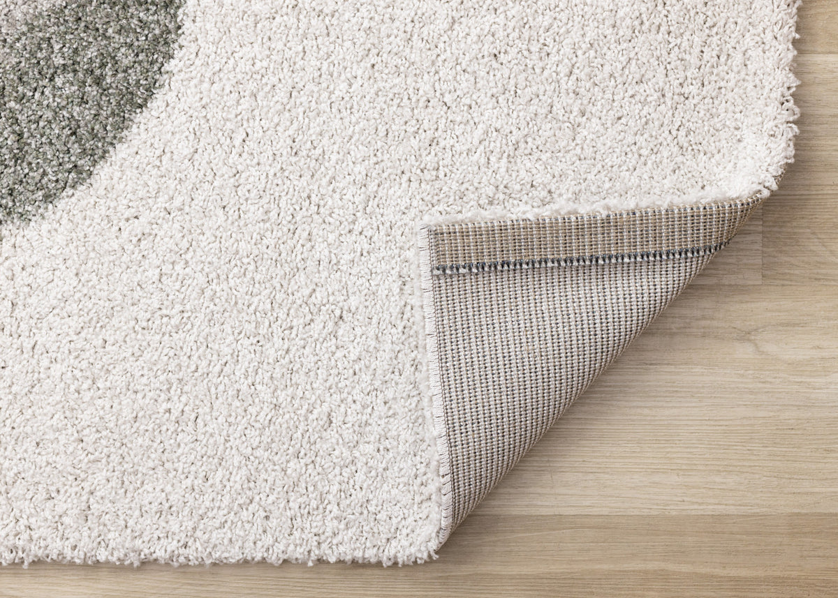 Misha Modern Geometric Area Rug - 5' X 8' - White/Grey