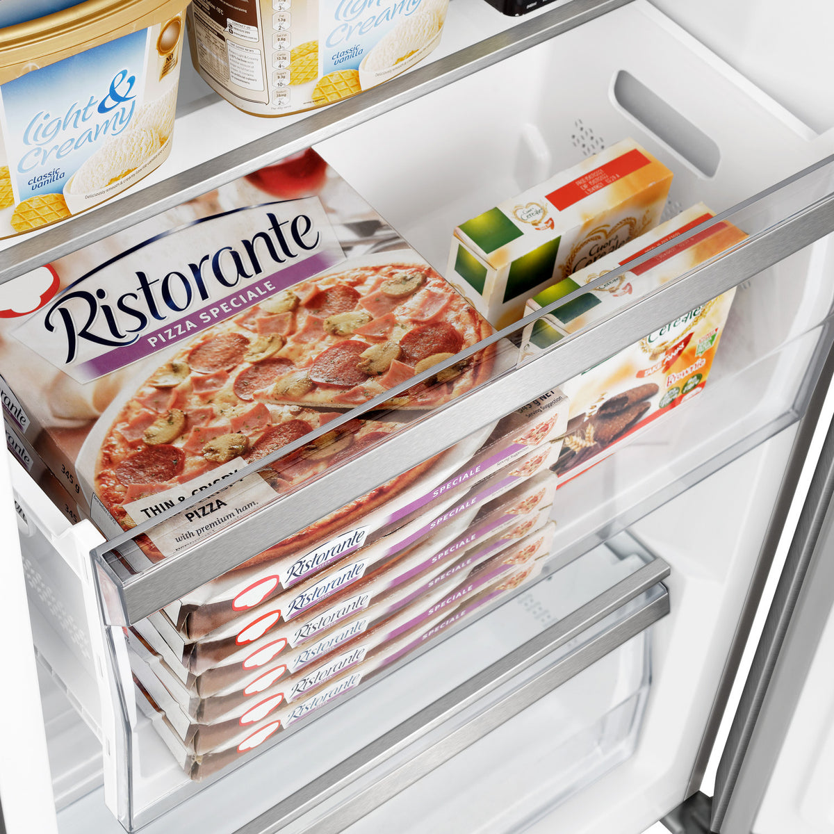 Forno Maderno 28" Stainless Steel Built-in Convertible Refrigerator/Freezer with Right Swing Door (13.6 Cu. Ft.) - FFFFD1722-32RSG