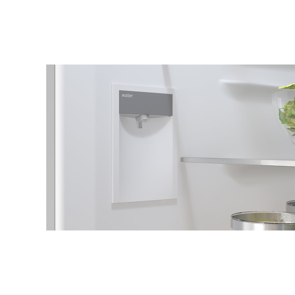 Bosch 24" 12.8 Cu. Ft. Black Glass Smart Counter-Depth-Bottom Freezer Refrigerator with Home Connect - B24CB80ESB