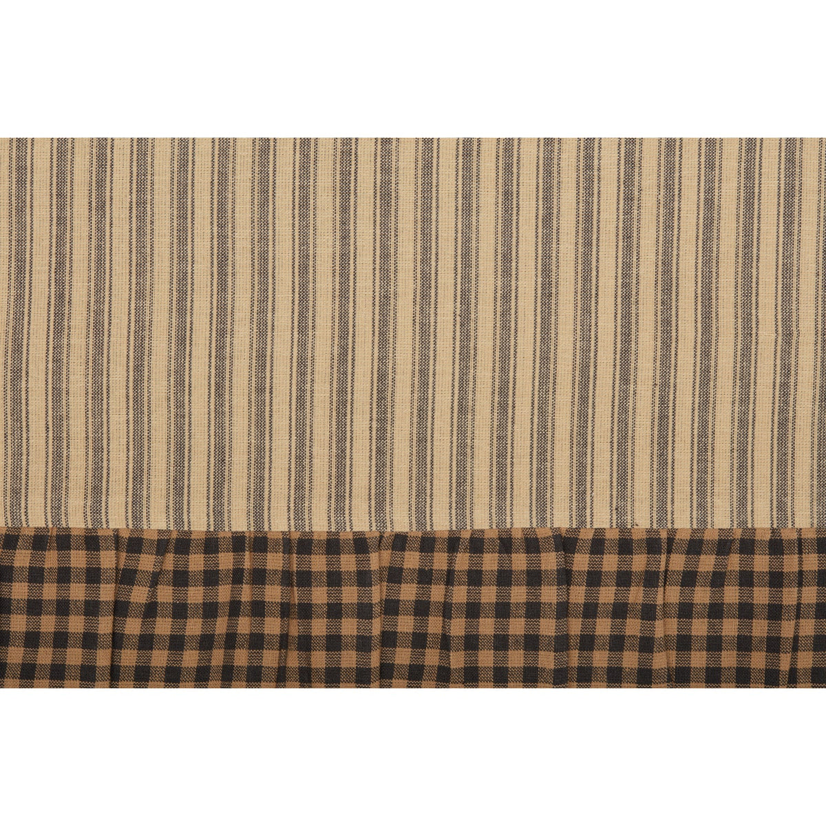 Millard Euro Sham - Black/Dark Tan