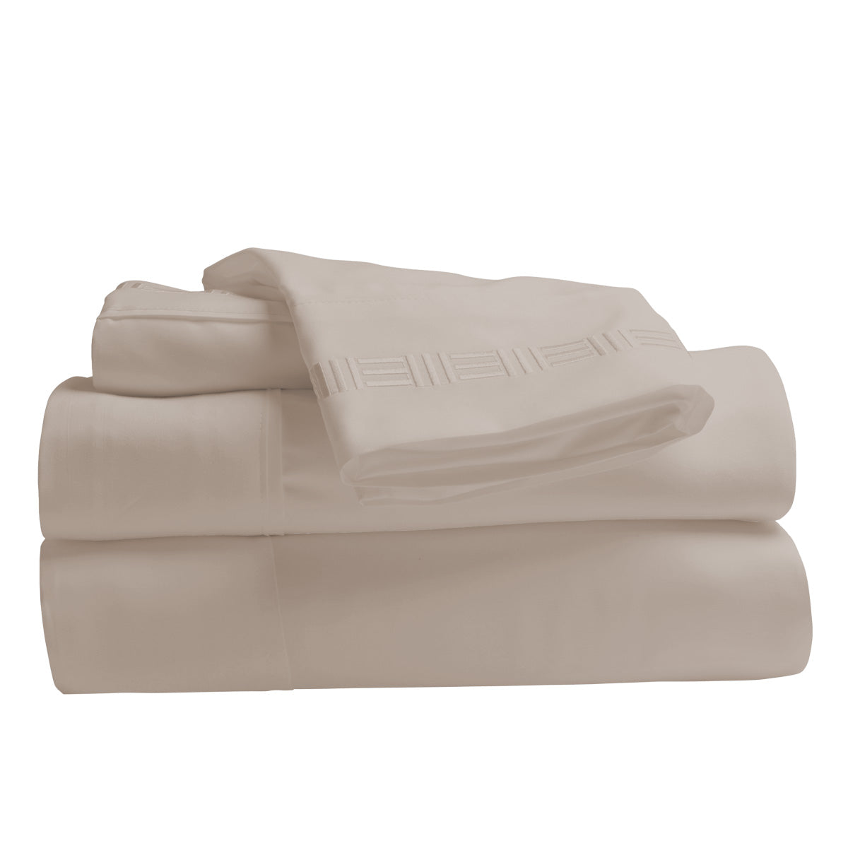 Nilus Twin Sheet Set - Bone