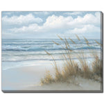 Seaside Grains Wall Art - Blue/White - 20 X 16