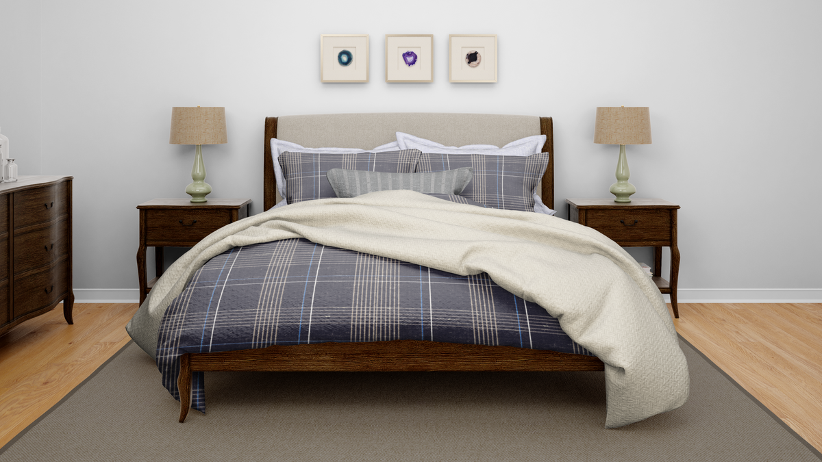 Cotton House King Textured Blanket - Cream
