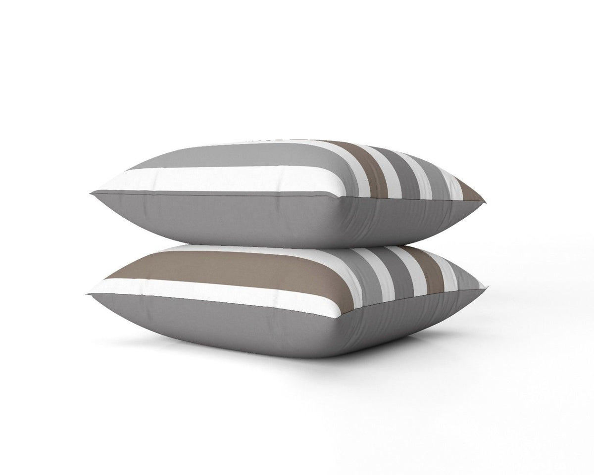 Cotton House 3-Piece Queen Duvet Cover Set - Bold Stripes