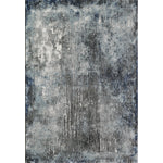 L2 Decor Diamond Area Rug 8' x 11' with Underpad - Blue, Grey