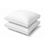 Cotton House 2 Pack 100% Cotton Gusseted King Pillow